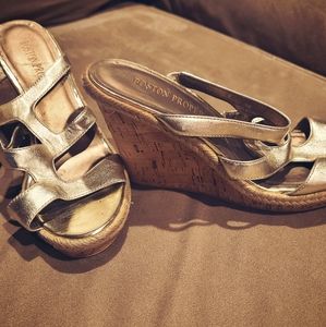 Boston Proper wedge sandals